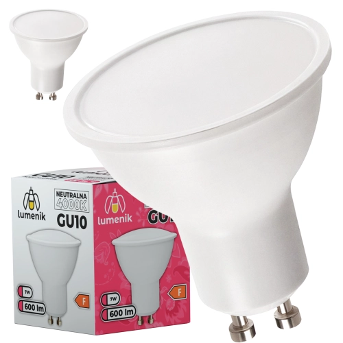 $ ŻARÓWKA GU10 LED SMD 7W NW LUMENIK 0141